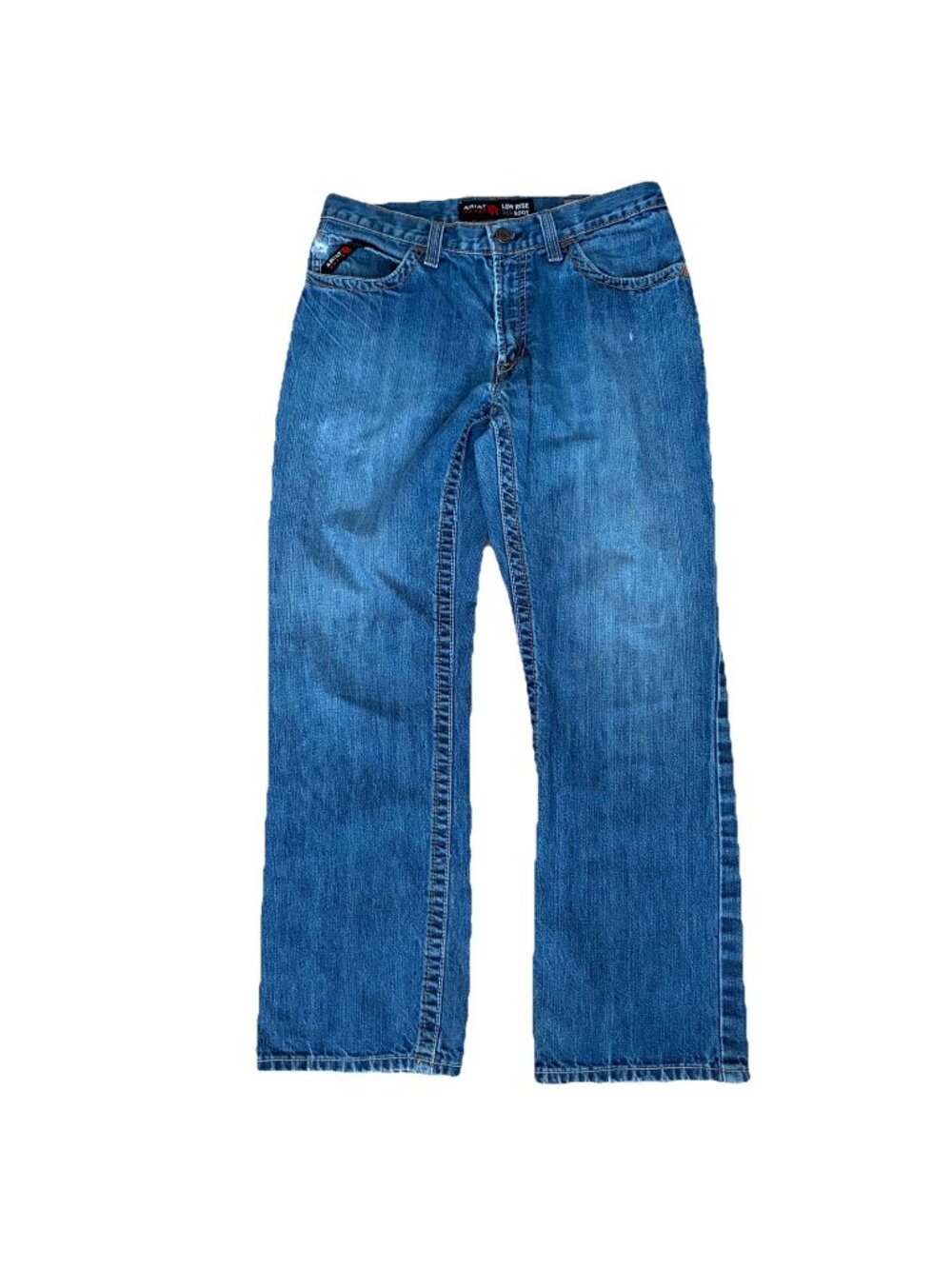 Ariat FR Blue Jeans Mens 31x29 Flame Resistant M4 Low Rise Boot Cut Cat 2